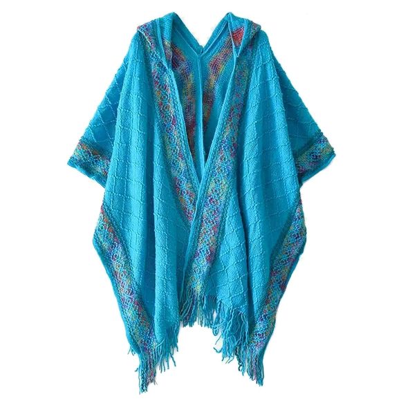 hooded shawl wrap